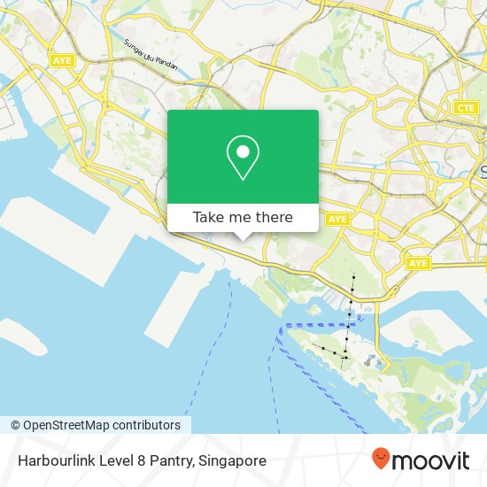 Harbourlink Level 8 Pantry map