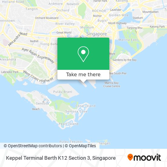 Keppel Terminal Berth K12 Section 3 map