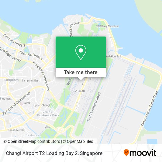 Changi Airport T2 Loading Bay 2 map