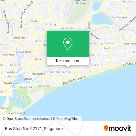 Bus Stop No. 92171 map