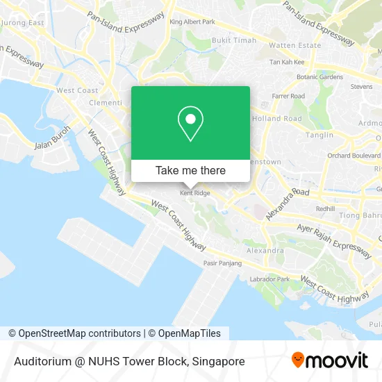 Auditorium @ NUHS Tower Block map
