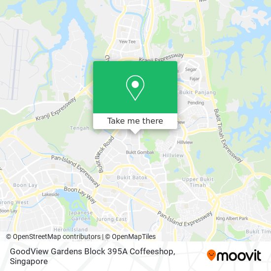 GoodView Gardens Block 395A Coffeeshop map