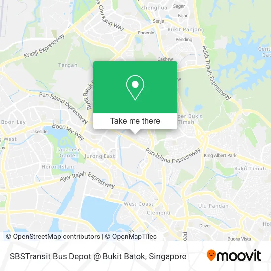 SBSTransit Bus Depot @ Bukit Batok map