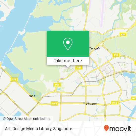 Art, Design Media Library map