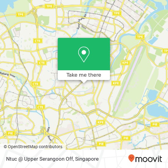 Ntuc @ Upper Serangoon Off map