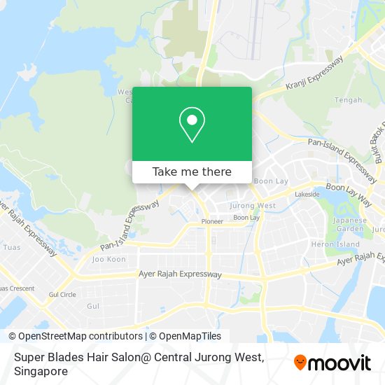 Super Blades Hair Salon@ Central Jurong West map