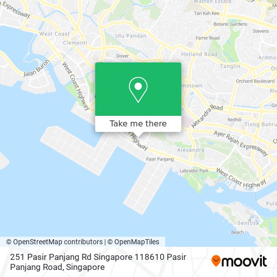 251 Pasir Panjang Rd Singapore 118610 Pasir Panjang Road地图
