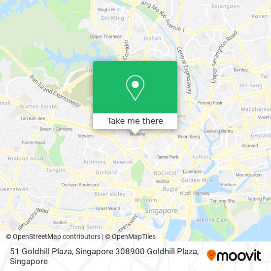 51 Goldhill Plaza, Singapore 308900 Goldhill Plaza map