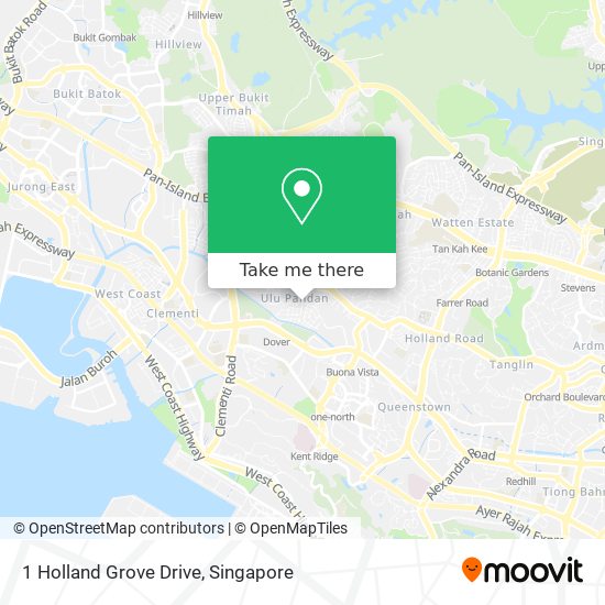 1 Holland Grove Drive map