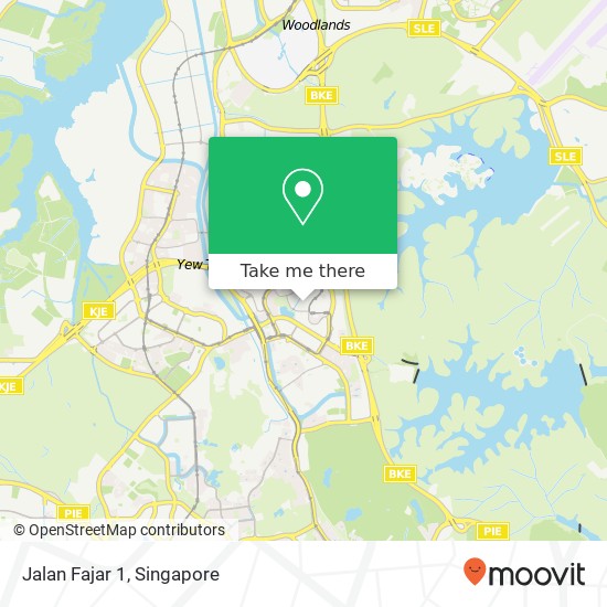 Jalan Fajar 1 map