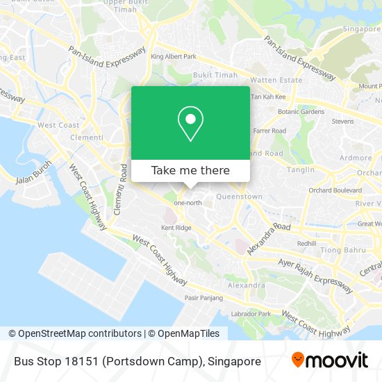 Bus Stop 18151 (Portsdown Camp)地图