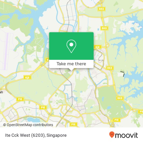 Ite Cck West (6203) map