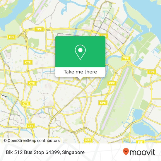 Blk 512 Bus Stop 64399 map