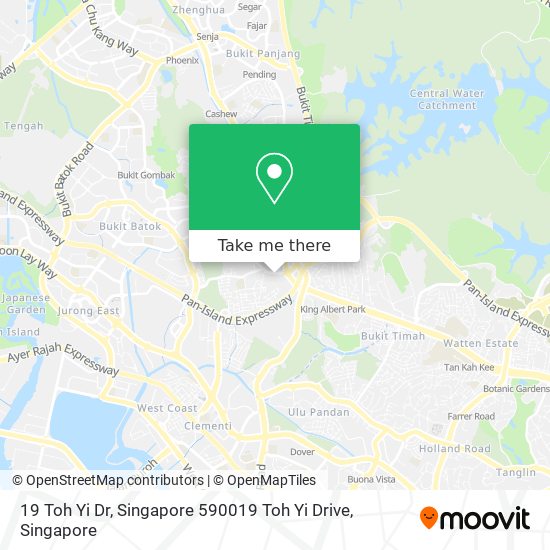 19 Toh Yi Dr, Singapore 590019 Toh Yi Drive地图