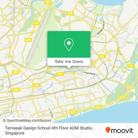Temasek Design School 4th Floor ADM Studio map
