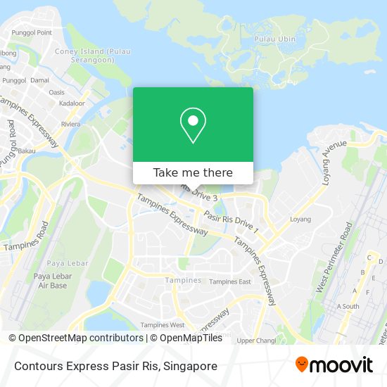 Contours Express Pasir Ris map