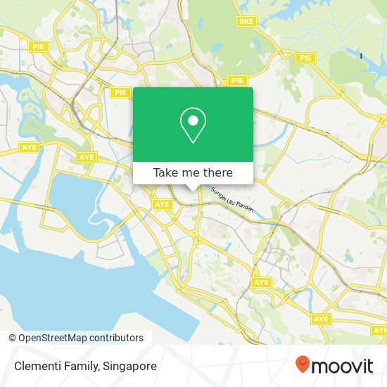 Clementi Family map