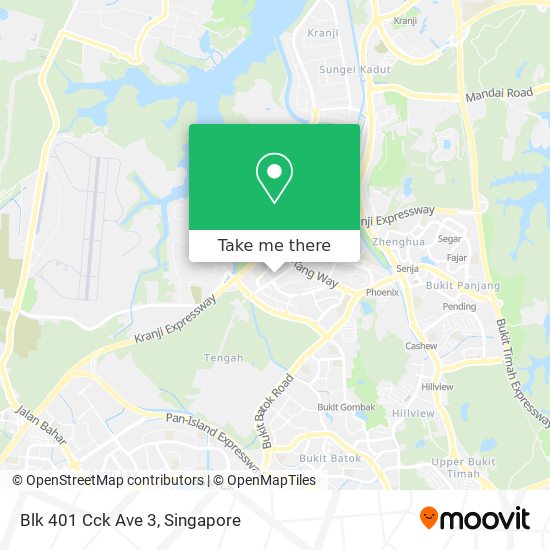 Blk 401 Cck Ave 3 map