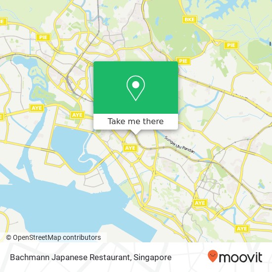 Bachmann Japanese Restaurant map