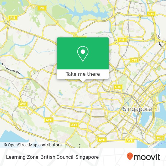 Learning Zone, British Council map