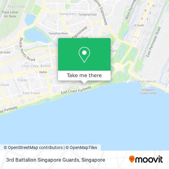 3rd Battalion Singapore Guards map