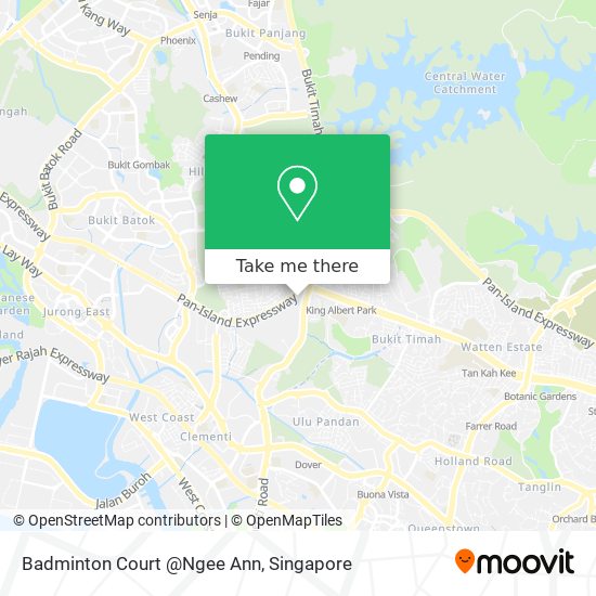 Badminton Court @Ngee Ann map