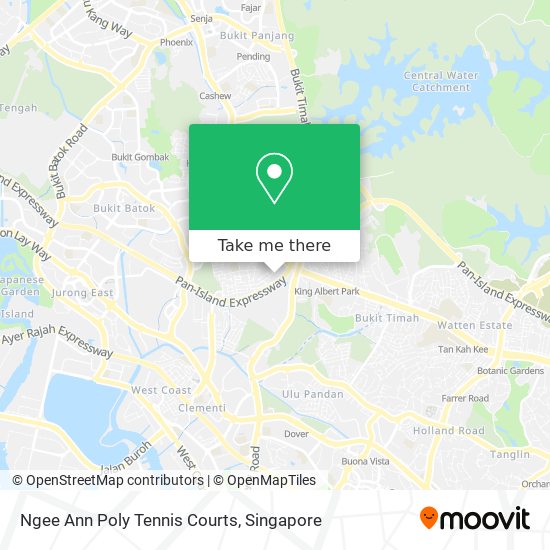 Ngee Ann Poly Tennis Courts地图