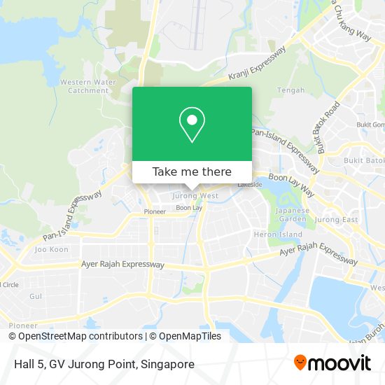 Hall 5, GV Jurong Point地图