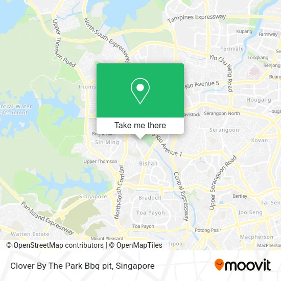 Clover By The Park Bbq pit地图