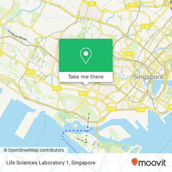 Life Sciences Laboratory 1 map