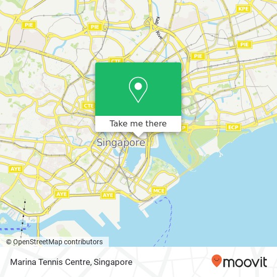 Marina Tennis Centre map