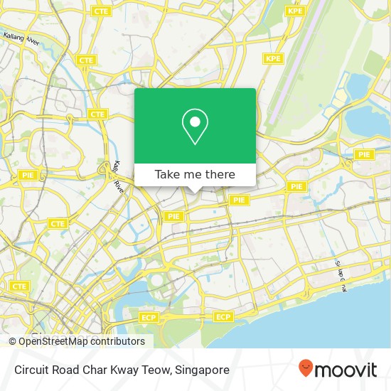 Circuit Road Char Kway Teow map