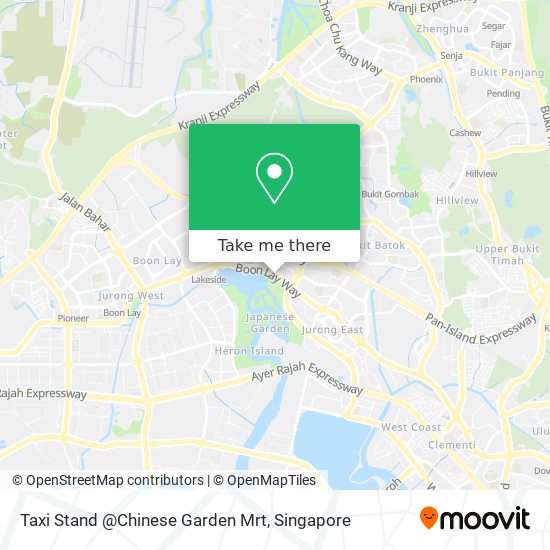 Taxi Stand @Chinese Garden Mrt map