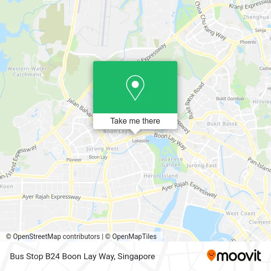 Bus Stop B24 Boon Lay Way地图