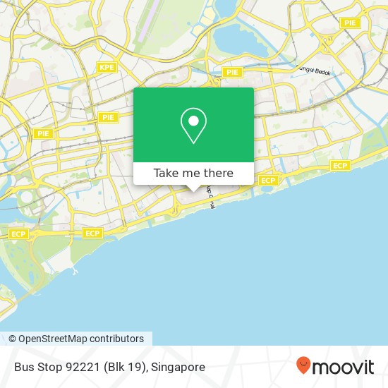 Bus Stop 92221 (Blk 19) map