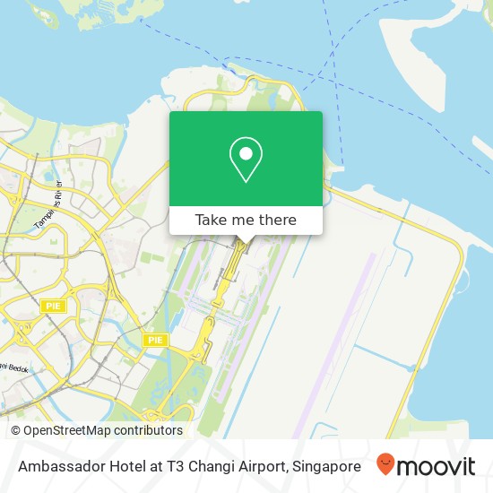 Ambassador Hotel at T3 Changi Airport map