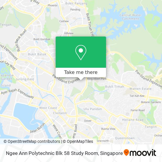 Ngee Ann Polytechnic Blk 58 Study Room地图