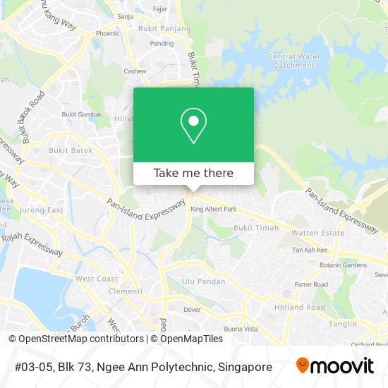 #03-05, Blk 73, Ngee Ann Polytechnic map