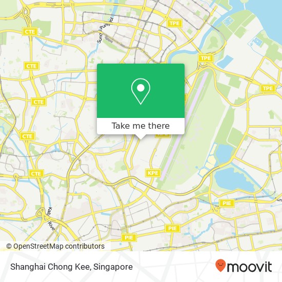 Shanghai Chong Kee map