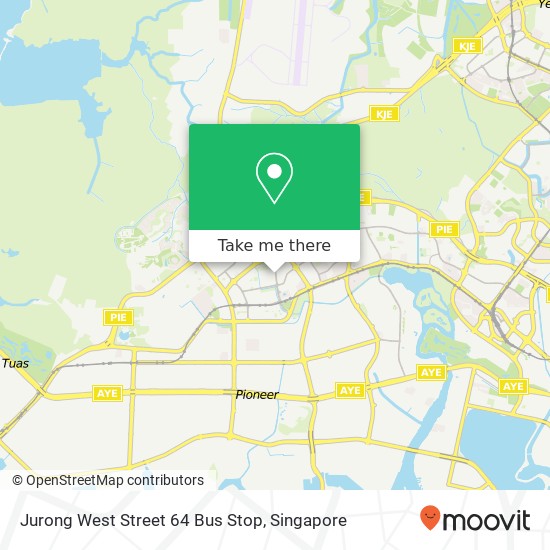 Jurong West Street 64 Bus Stop map