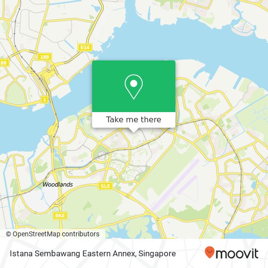 Istana Sembawang Eastern Annex map