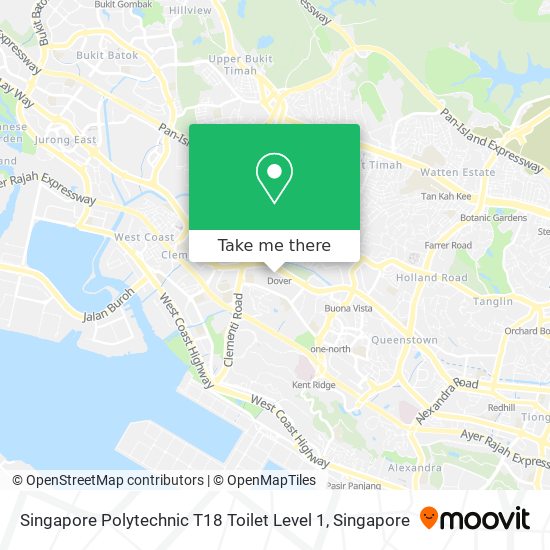 Singapore Polytechnic T18 Toilet Level 1 map