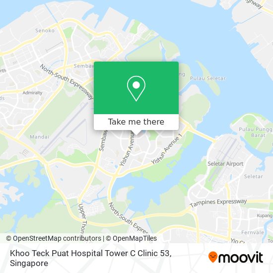 Khoo Teck Puat Hospital Tower C Clinic 53地图