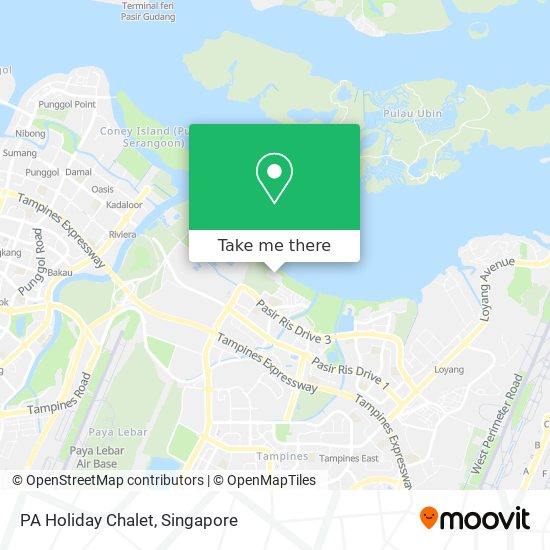 PA Holiday Chalet map