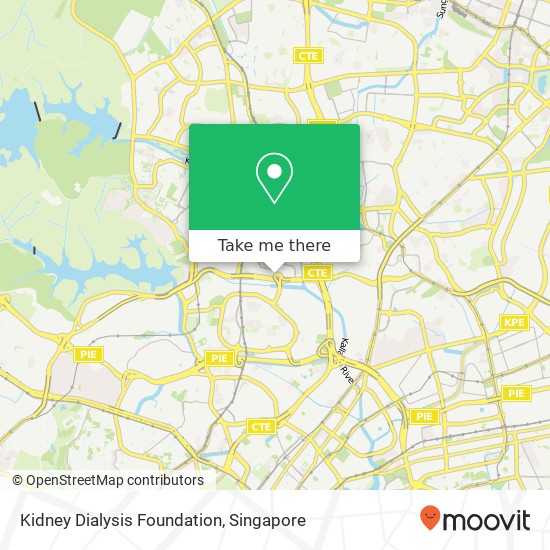 Kidney Dialysis Foundation map