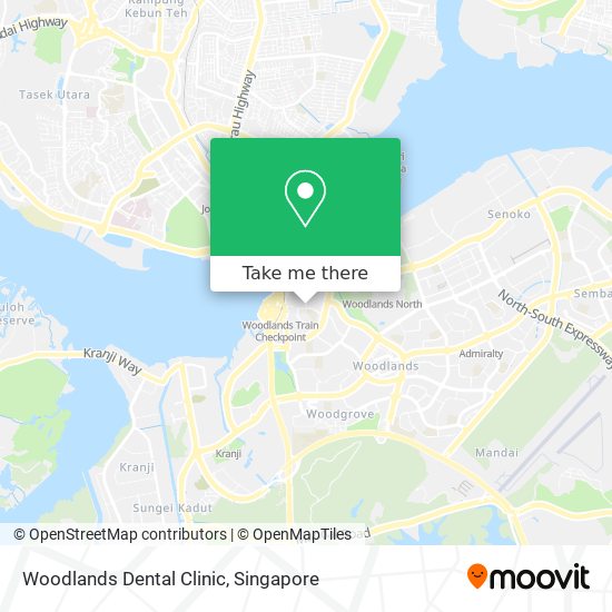 Woodlands Dental Clinic map