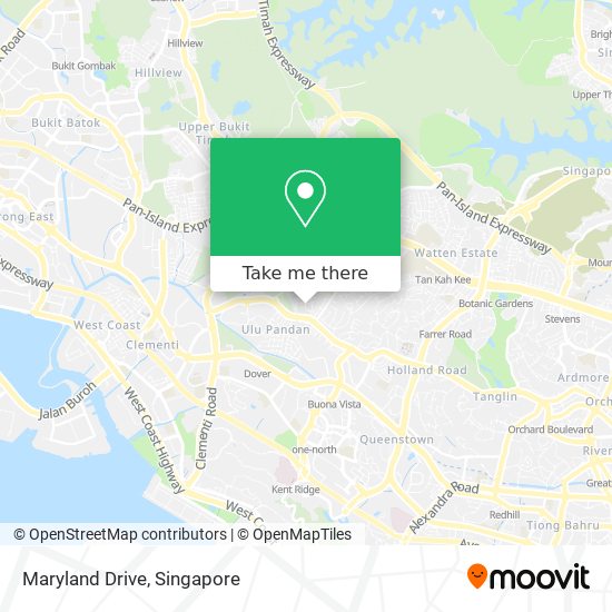 Maryland Drive map