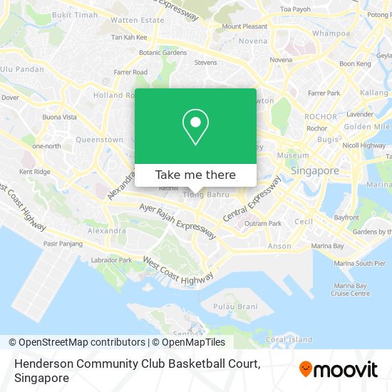Henderson Community Club Basketball Court map