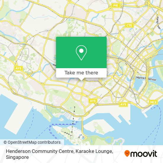 Henderson Community Centre, Karaoke Lounge map