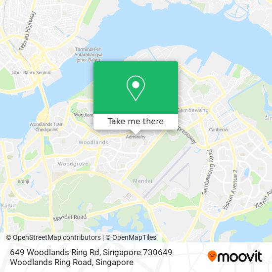 649 Woodlands Ring Rd, Singapore 730649 Woodlands Ring Road地图